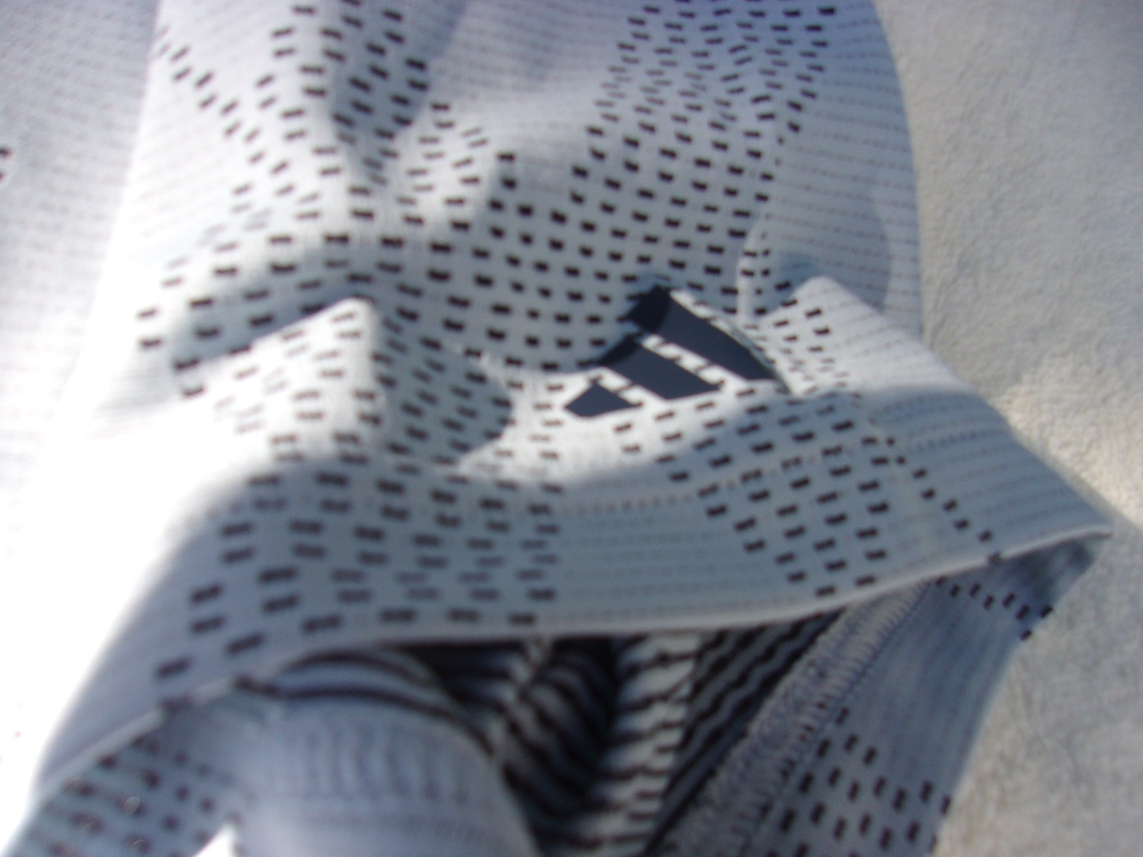 NWT Adidas golf polo, men’s XL, XXL, blue – gray, pattern, polyester, $70