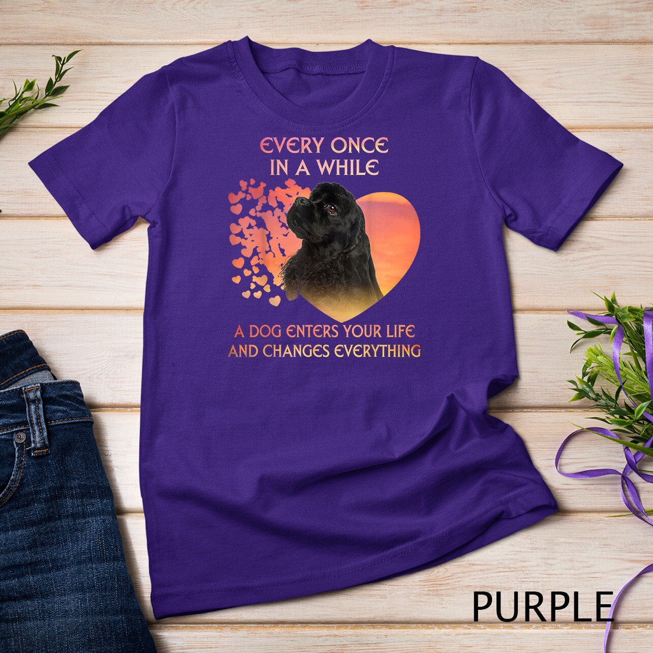 Every Once In A While American Cocker Spaniel T-Shirt Unisex T-shirt