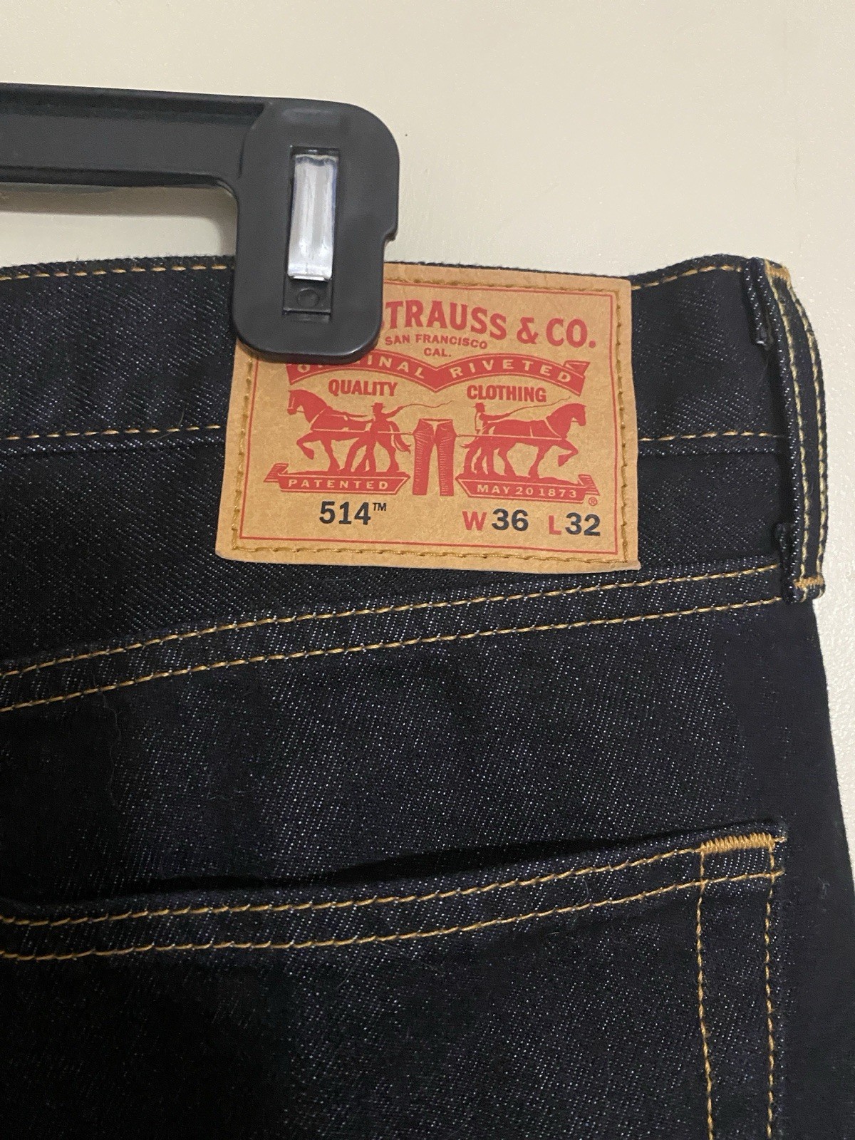 Levi’s NATIVE CALI BLACK STRETCH Men’s 512 Slim Fit Taper Jeans. 36×32 NWOT