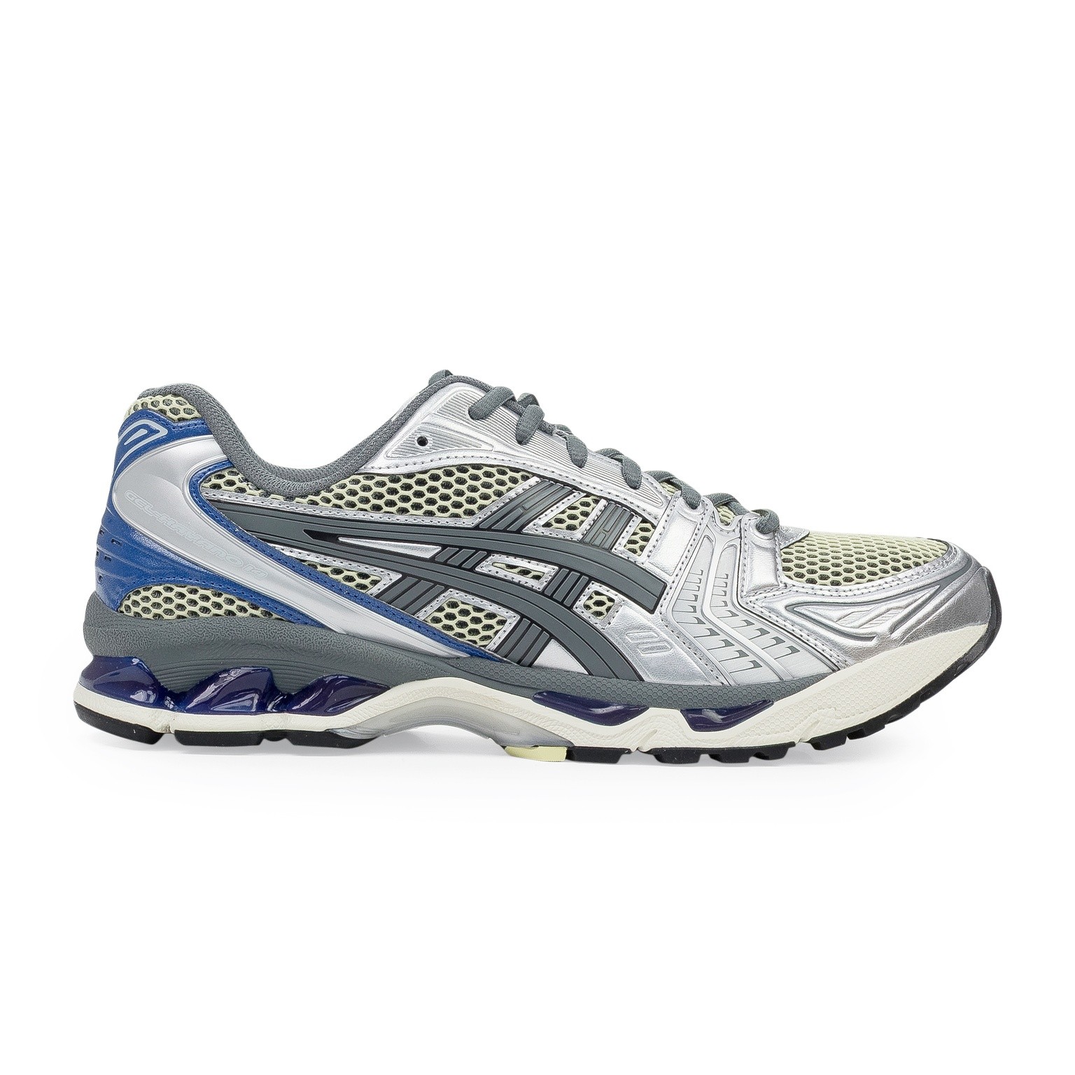 NIB ASICS YELLOW/BLUE GEL-KAYANO 14 SNEAKERS SIZE 9.5 $150