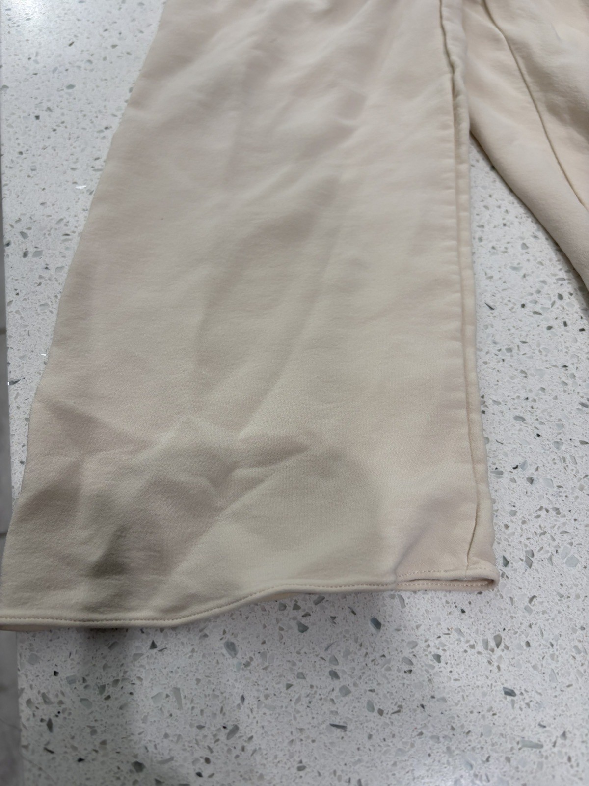 THE ROW Medium Ivory Off White Draped Silk Long Sleeve Top