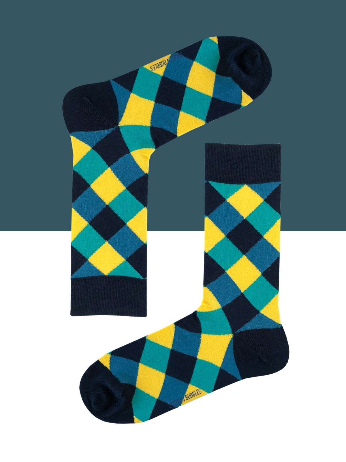SOCKS’N BUBBLES Cool Novelty Socks with Gift Box Colorful Cotton Crew Fun Socks