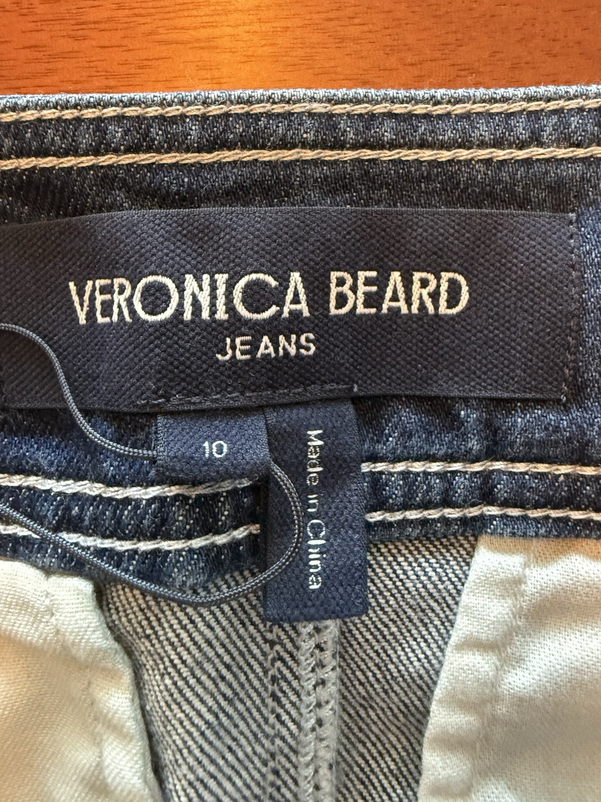 Veronica Beard Bowen Denim Mini Skirt Size 10 Blue Indigo Rinse Dark Wash NWT
