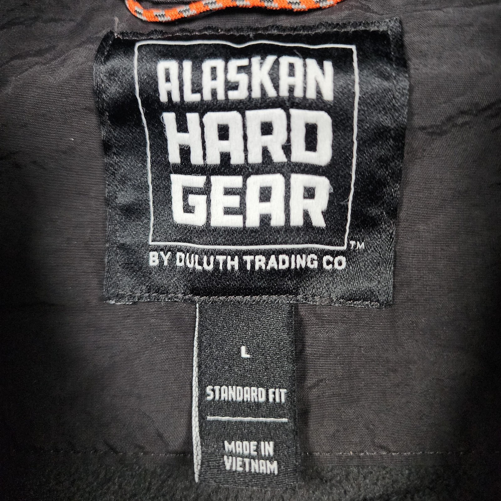 Alaskan Hard Gear Sweatshirt Mens Large Black Fleece Pullover Crewneck Outdoor