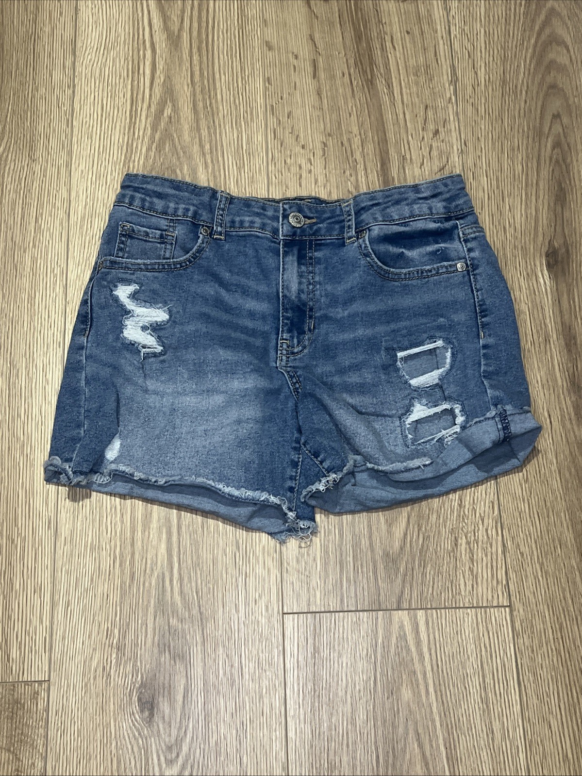 Girl’s Size 16 Blue Denim Jordache Jean Shorts Bottoms (A53)