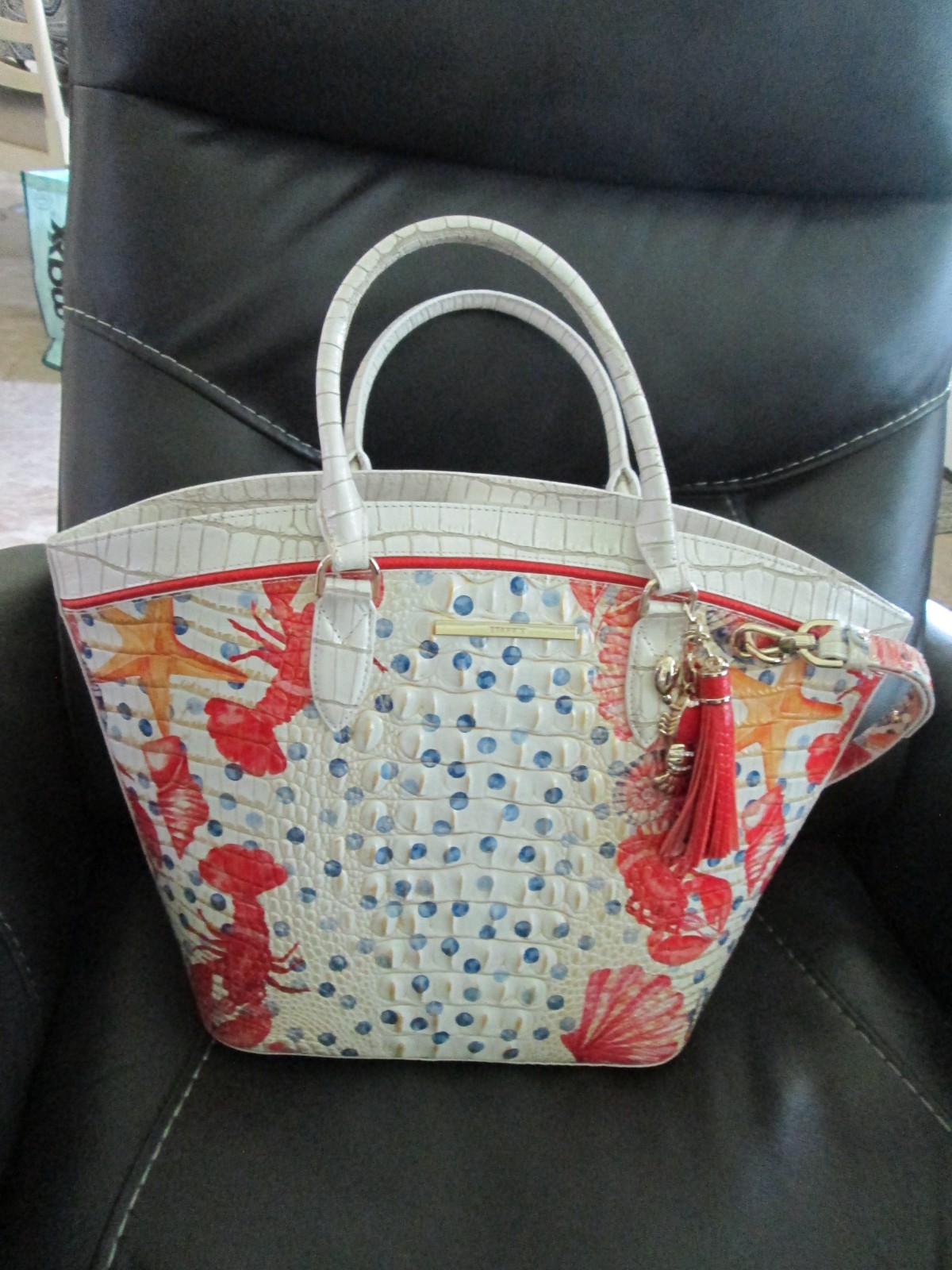 Brahmin Jeanne Multi Chattaway Leather Tote/NWT/465.00