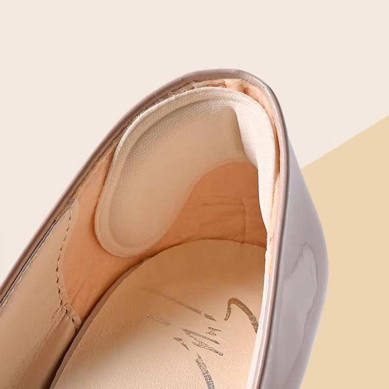 4 Pairs Heel Grips – Anti-Slip Cushion Pads for Loose Shoes & Blister Protection