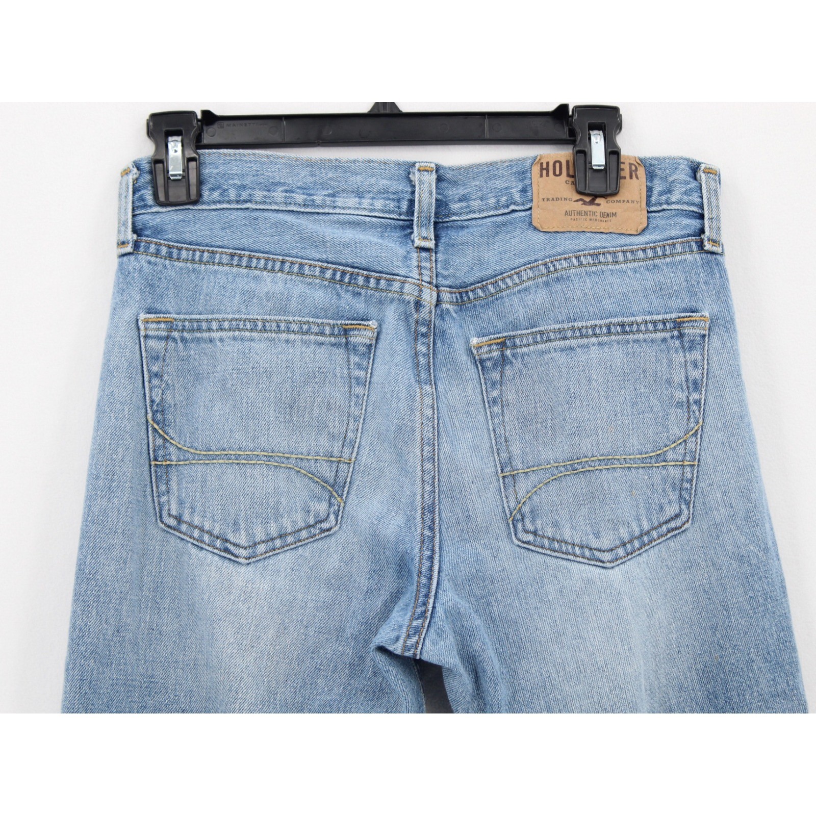 Hollister Blue Denim Jeans Button Fly Mens 29×32