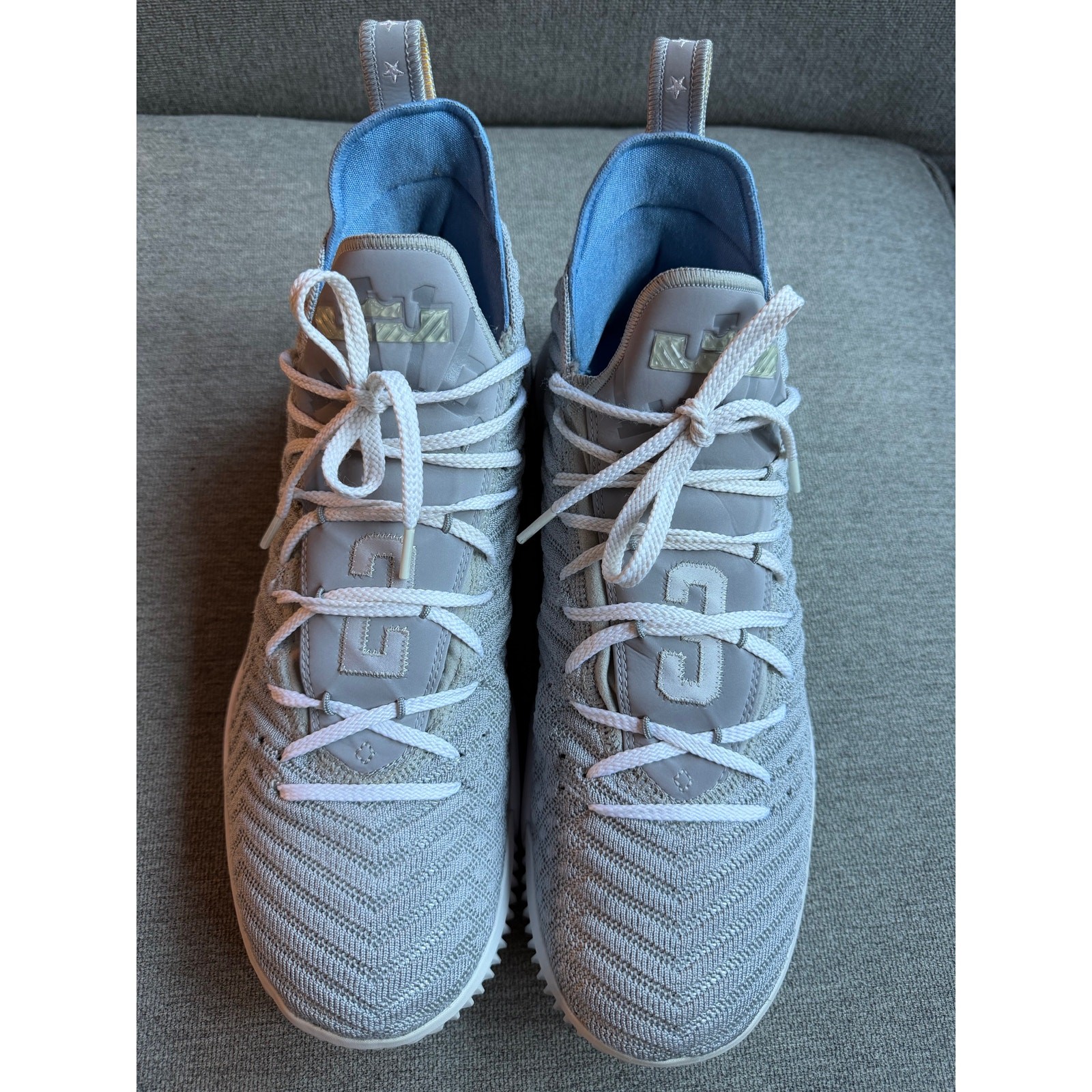 Nike LeBron XVI 16 “MLPS Minneapolis Lakers” Men’s 14 Grey Blue White CK4765-001