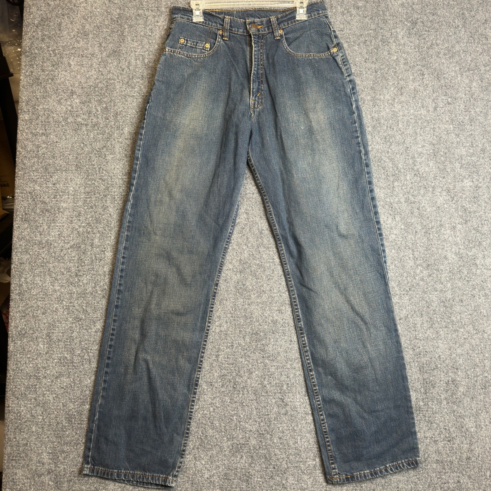 Vintage Levi’s 565 Loose Fit Straight Leg Mens 31×34 Blue Jeans 90s Baggy Denim