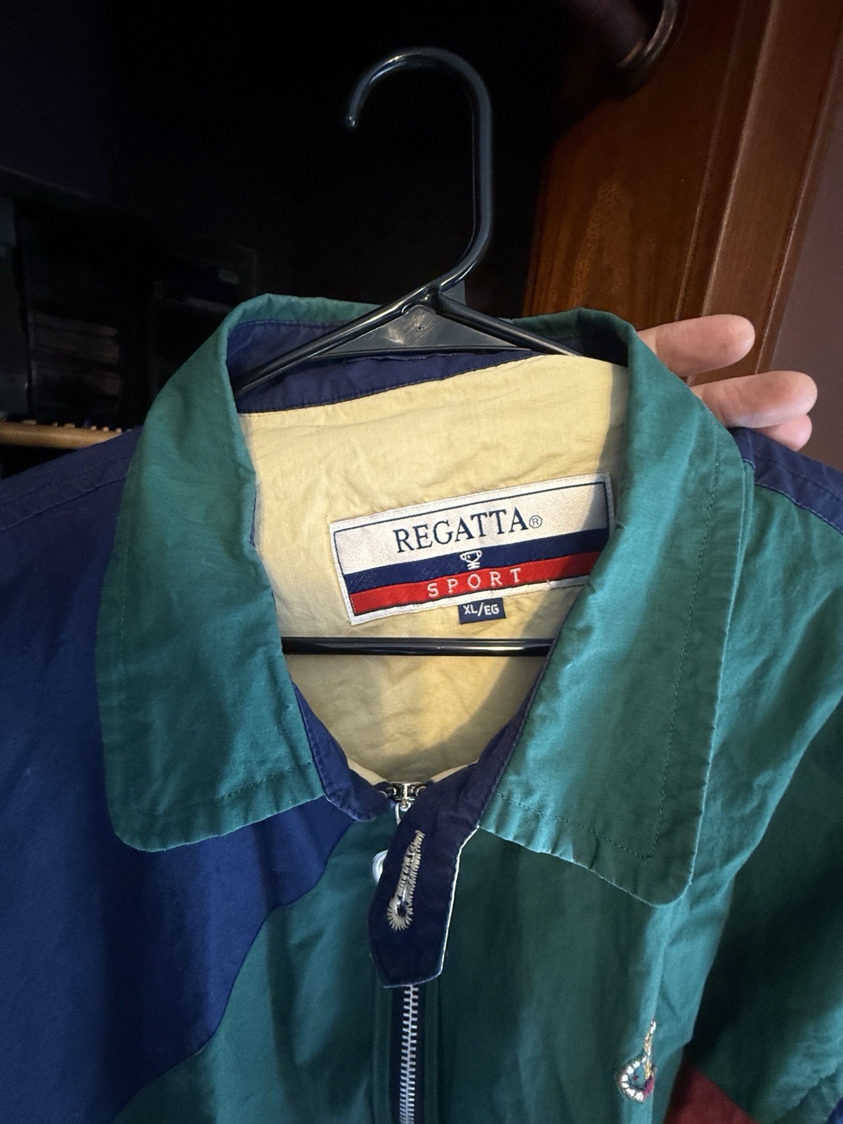 Regatta Sport Windbreaker Mens Vintage Color Block Mens XL VINTAGE
