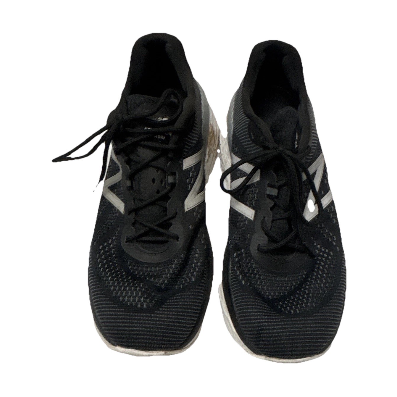 New Balance Fresh Foam Men’s Low Top Lace-Up Athletic Sneakers Black/White/Gray