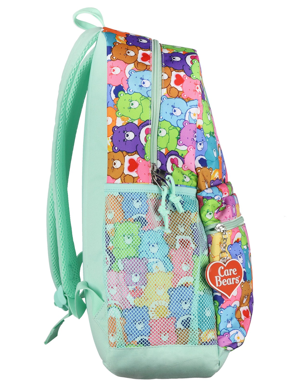 Care Bears Backpack All-Over Character Collage 16″ Multipurpose Book Tote Bag