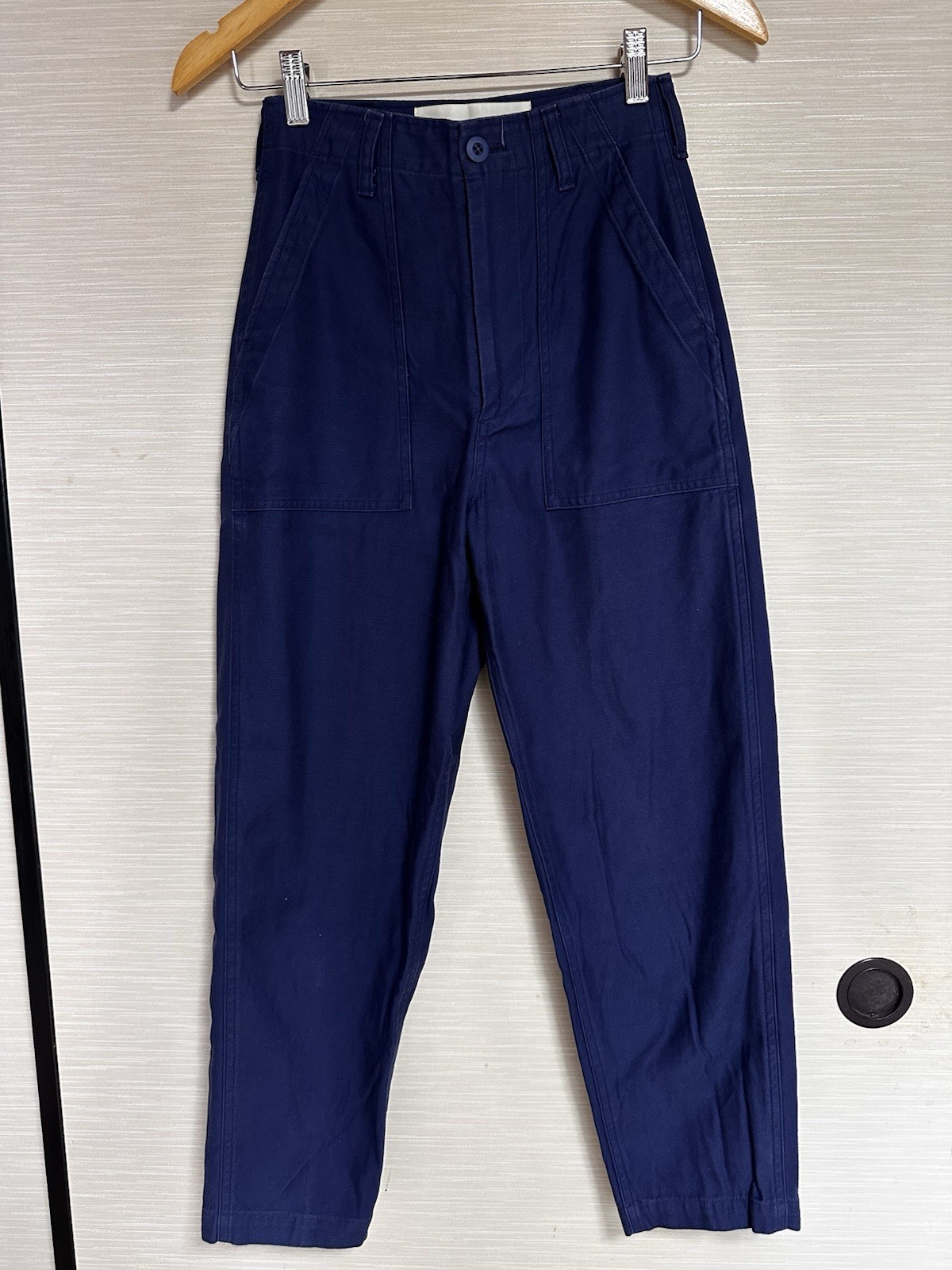 The Shinzone Tokyo Baker Pants 15AMSPA18 Navy Cotton Made in Japan Women’s 25