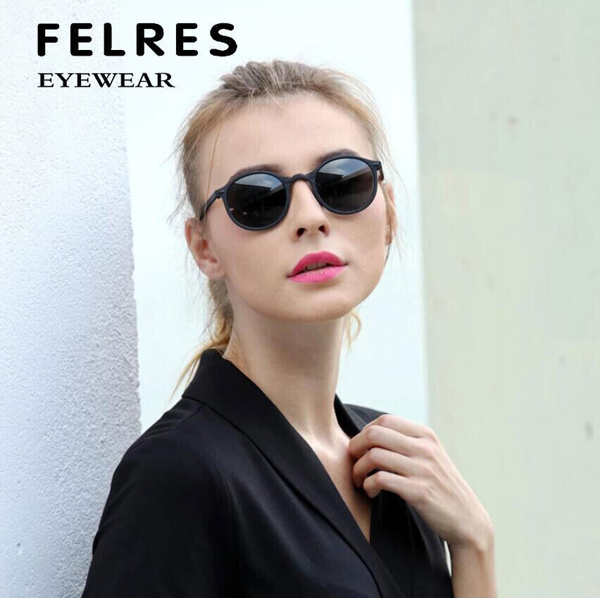 Round Polarized Lightweight Sunglasses For Men Women Retro Driving Glasses UV400