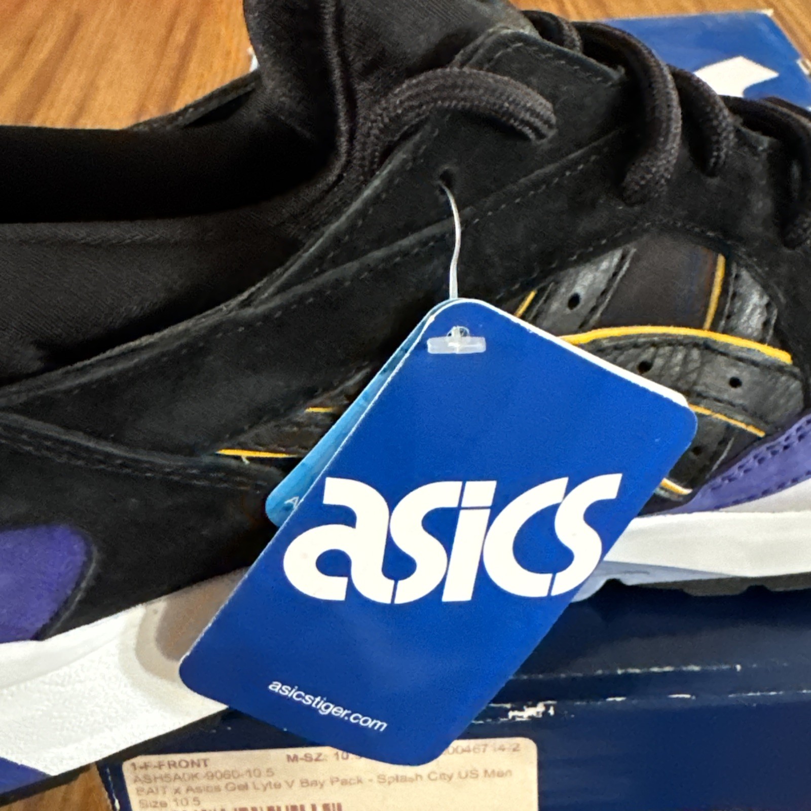 BAIT X ASICS Tiger Gel-Lyte V Bay Pack Splash City H5A0K-9060 Men’s Sz 10.5