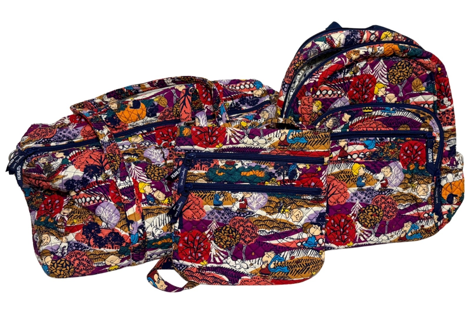Full Vera Bradley Fall Peanuts Collection – Crossbody – Duffle – Backpack