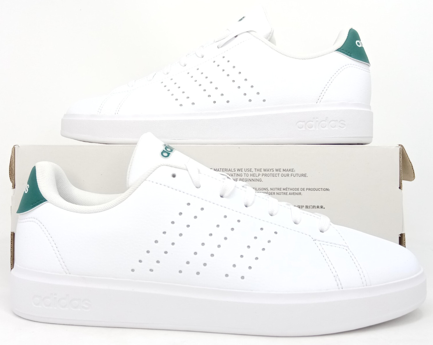 “NEW” Adidas Men’s Advantage 2.0 Tennis Sneakers Size 9 US