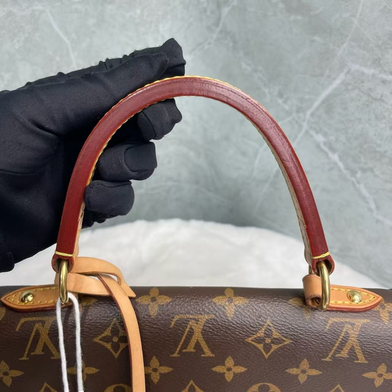 Louis Vuitton Cluny Top Handle Bag Monogram Canvas BB