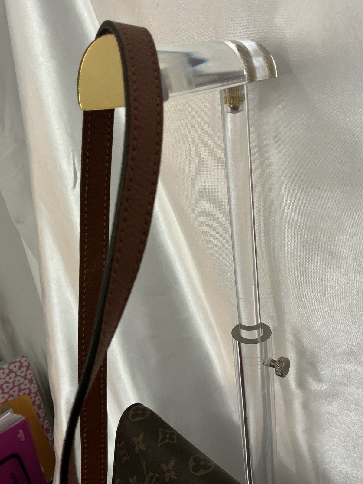 LOUIS VUITTON Monogram Bordeaux Shoulder Bag with COA Preloved Good 👜