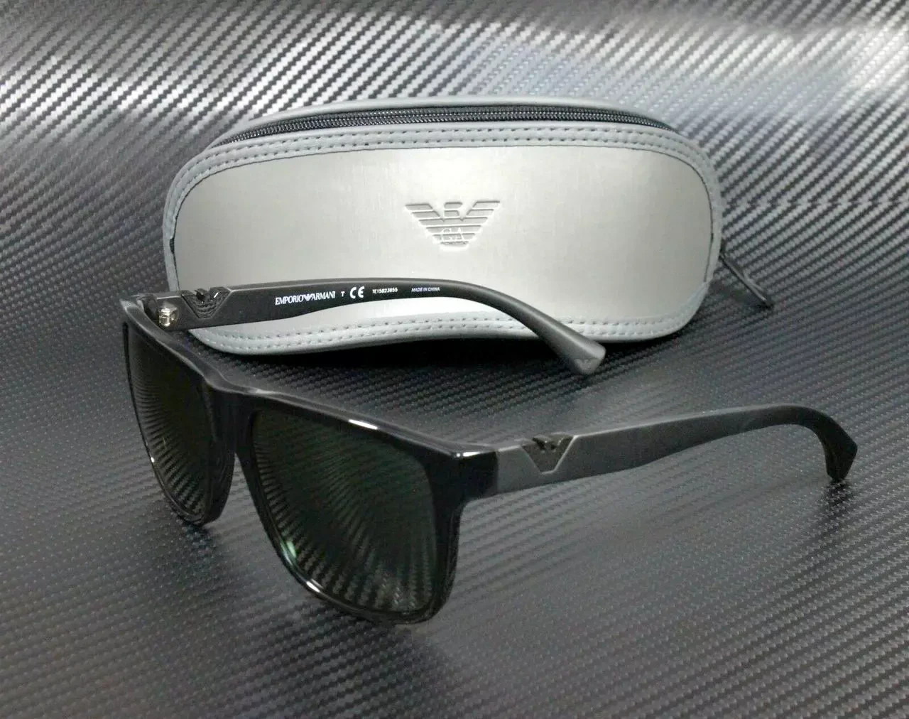 EMPORIO ARMANI EA4035 501771 Black Dark Grey 58 mm Sunglasses – 100% AUTHENTIC!