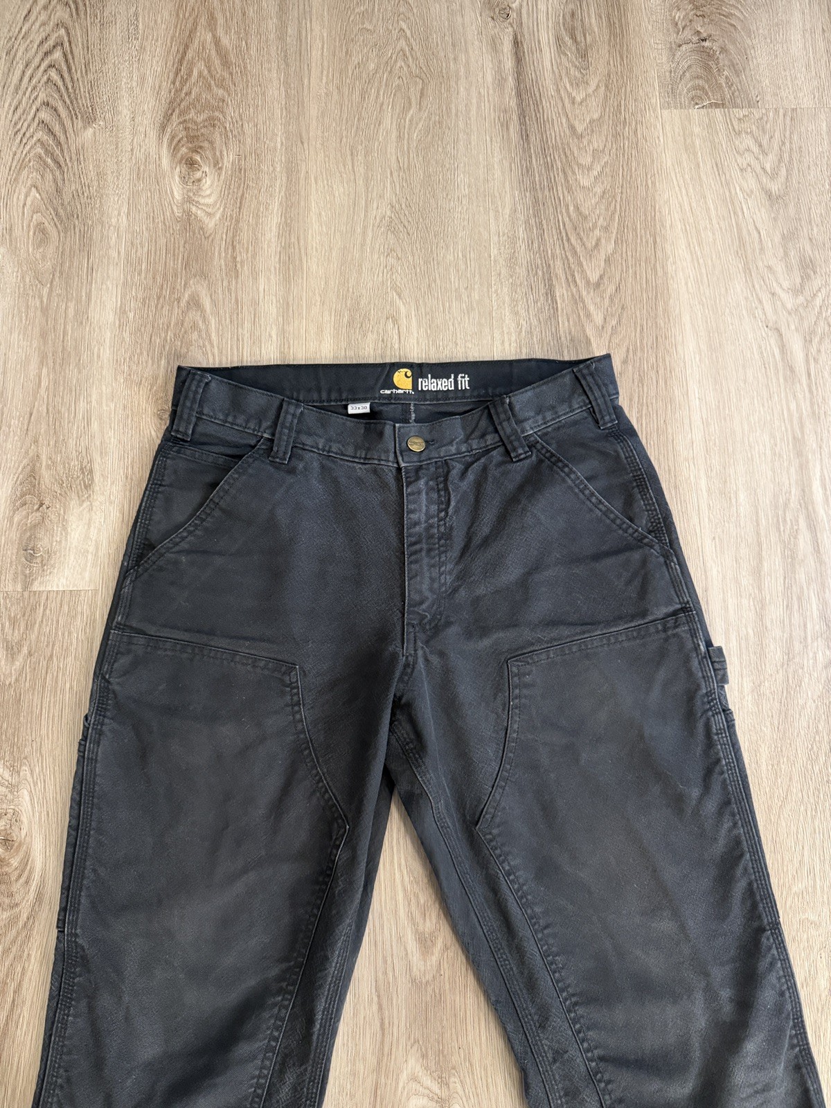 Carhartt Men’s Black Double Knee Relaxed Fit Workwear Pants 32×30*FREE SHIPPING
