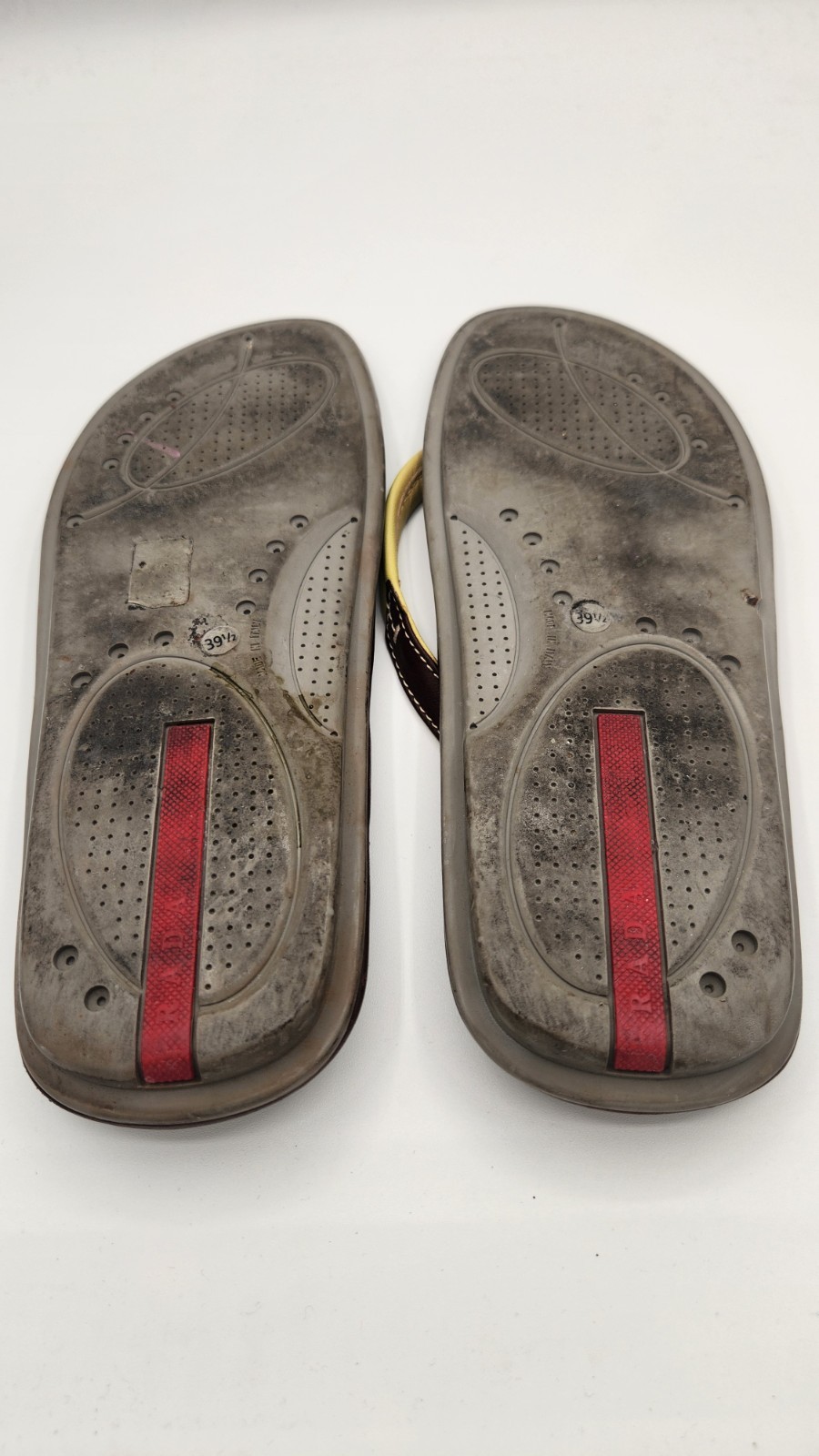 VTG Prada Sport Leather Sandals Women’s EU 39.5