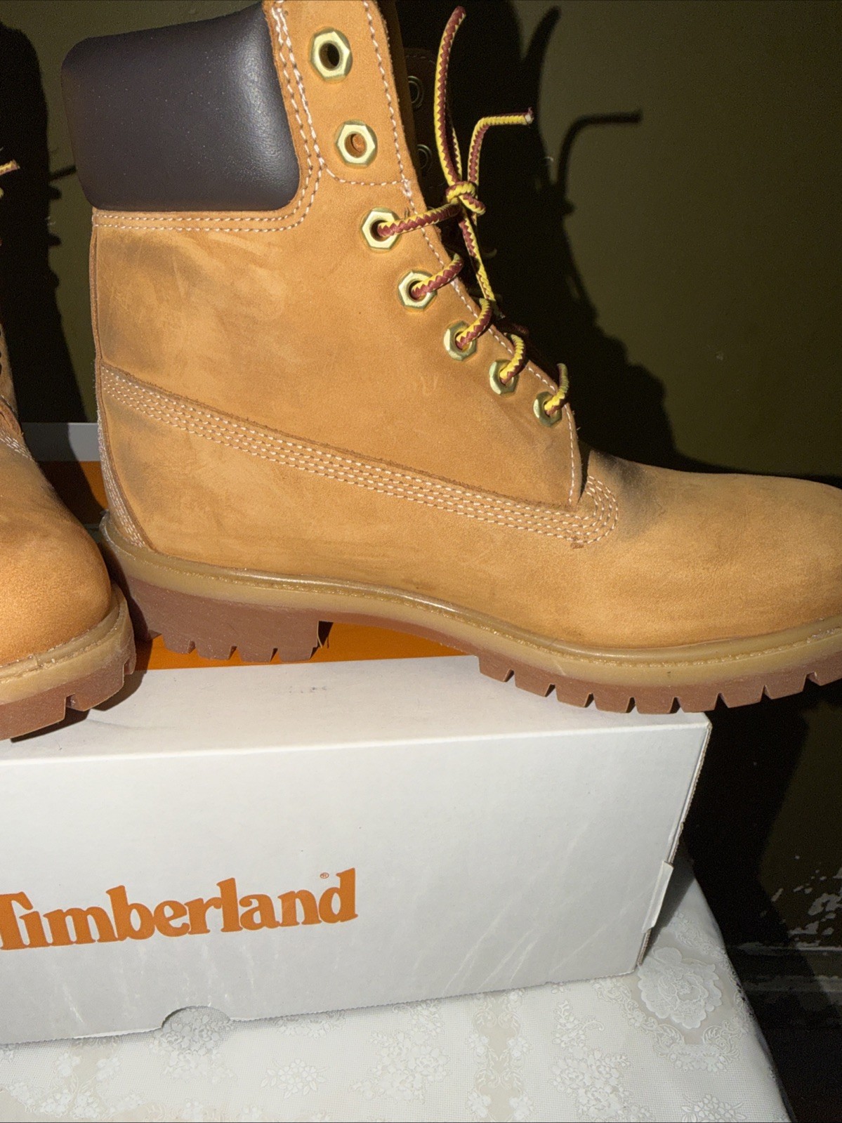Timberland Men’s 6-inch Premium Waterproof Boot, Wheat Size 8.5M