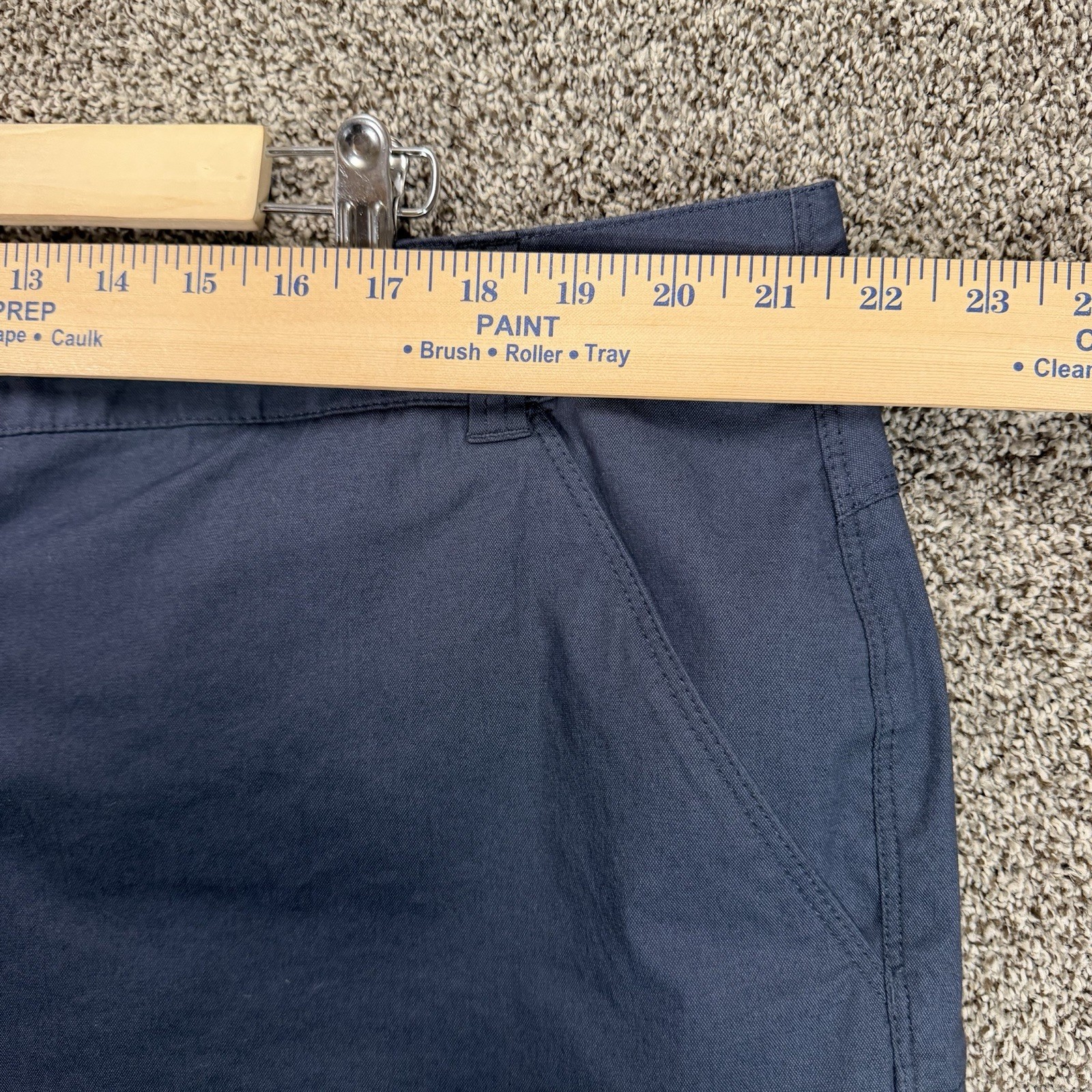 Kuhl Resistor Lite Chino Shorts Mens 42×7 Blue Performance Hiking Outdoor Cargo