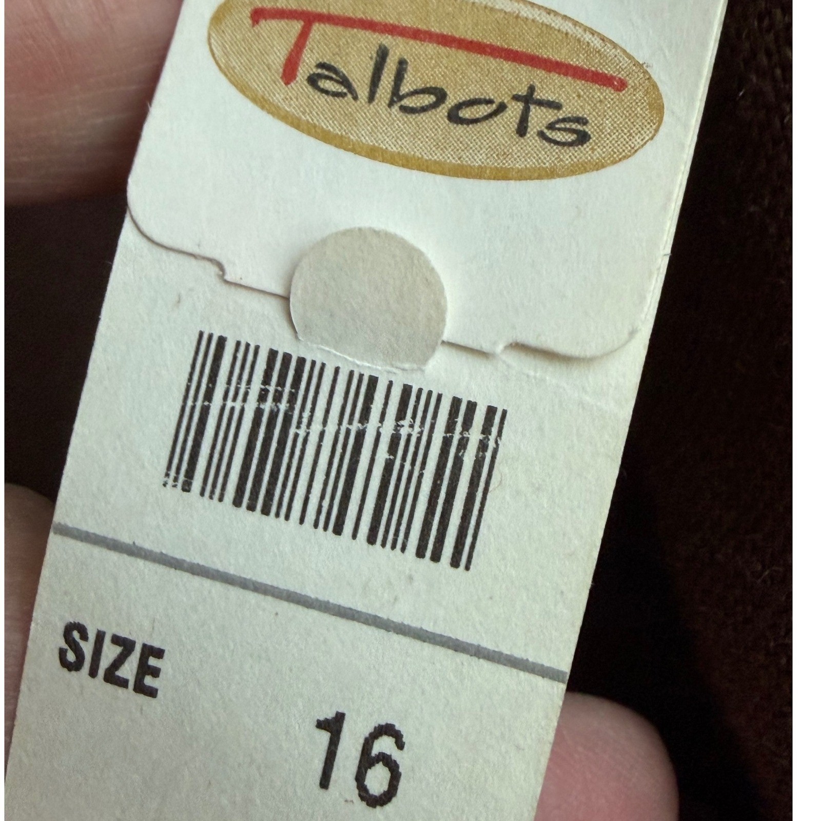 Talbots Irish Linen Safari Field Jacket Womens 16 Chocolate Brown Utilty Blazer