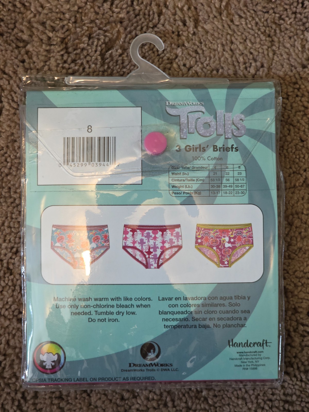 Handcraft Boys & Girls Underwear Disney, Bluey, Trolls, Barbie, Justice League