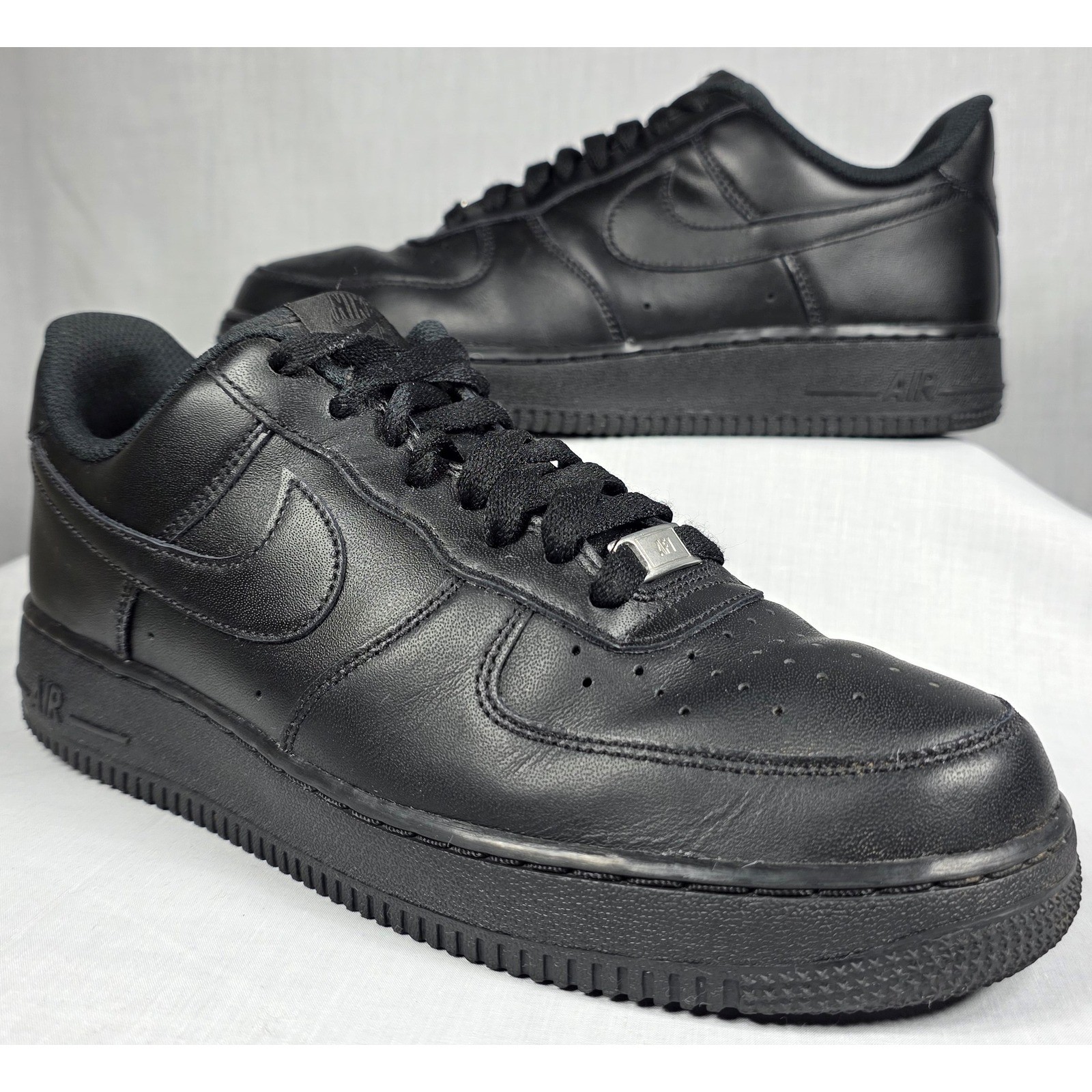 Nike Air Force 1 07 Triple Black Low Sneakers Men’s 8.5