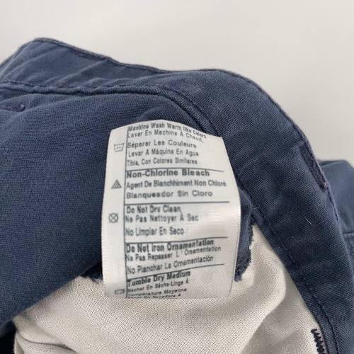 Carhartt Work Pants Mens 40×30 Fits 38×29 Blue Cotton Blend Trousers 5 Pocket