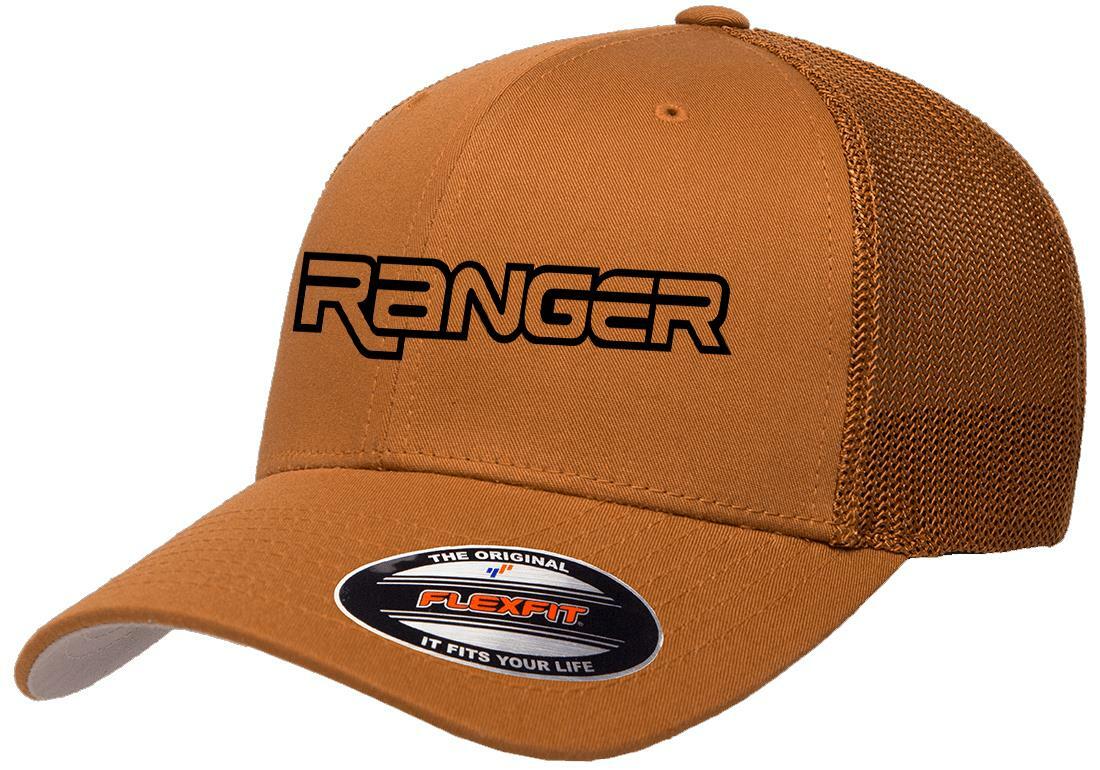 Ford Ranger Pickup Truck Logo Design Flexfit 6511 Trucker Hat Cap