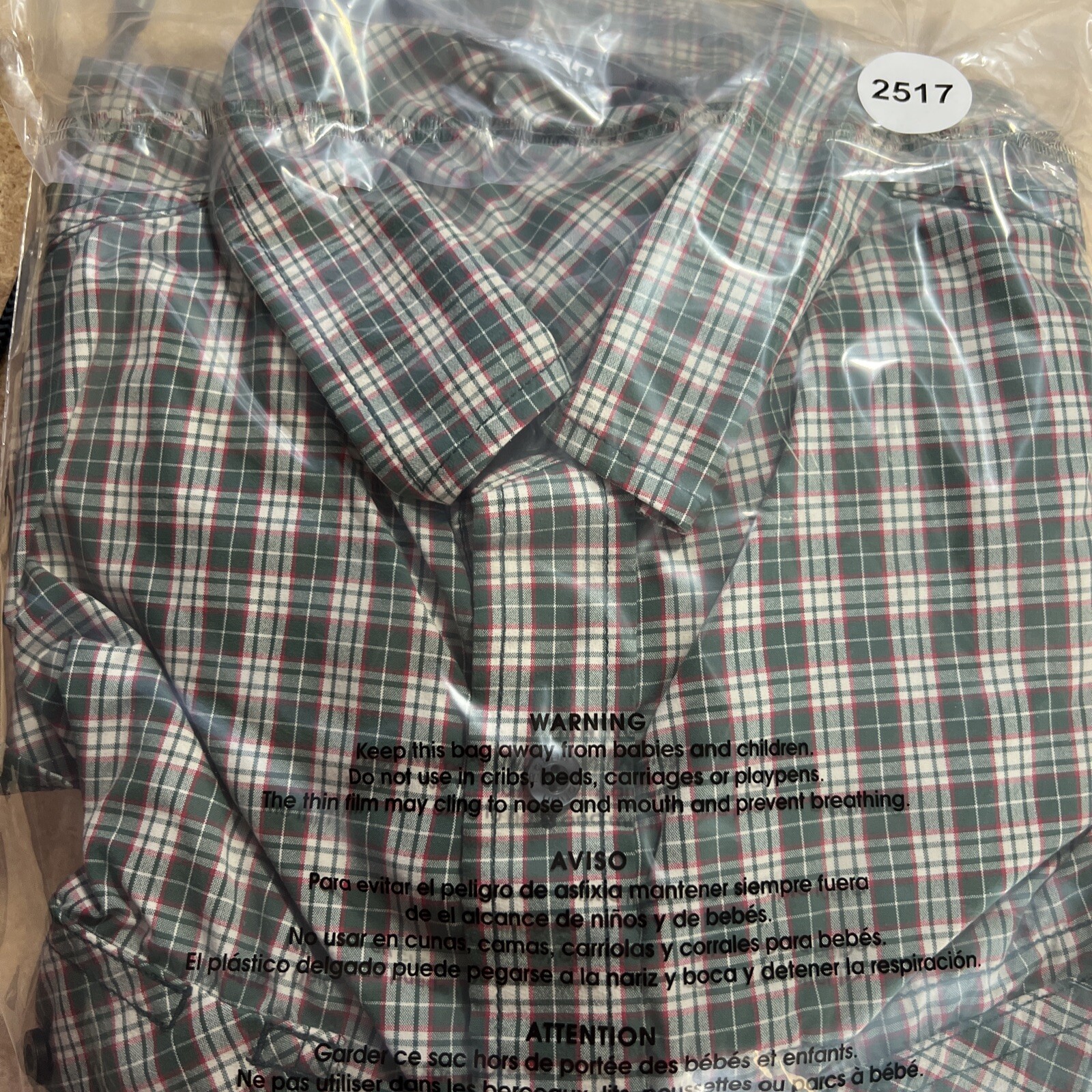 Rohan Wayfarer Mens Shirt Large Muticolor Plaid Button Up Long Sleeve Zip Pocket