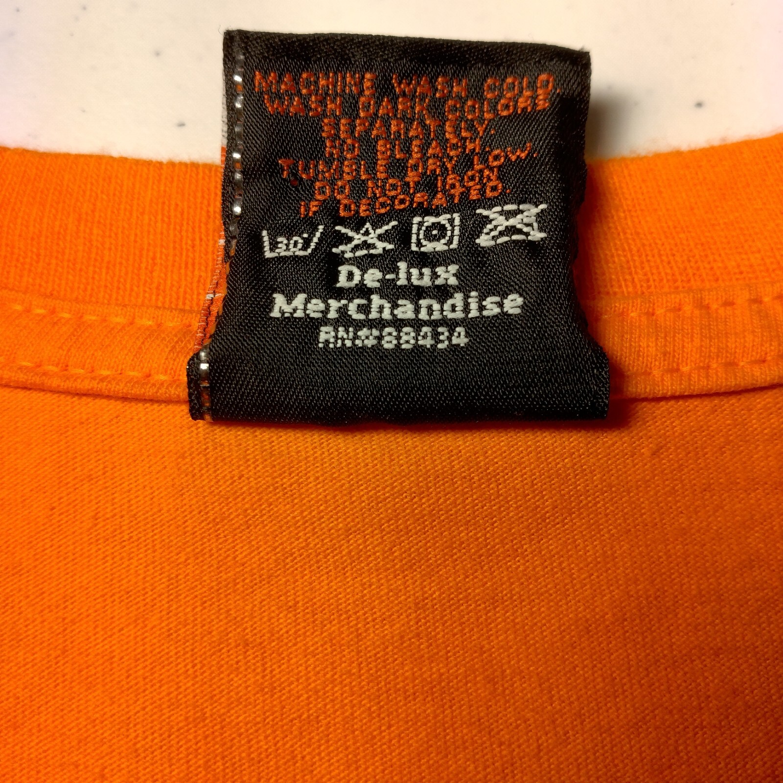 Coxs Harley Davidson Shirt Men Large Rock Hill SC Orange Motorcycle Biker Moto