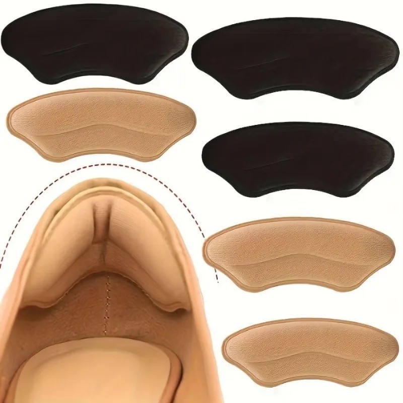 8-Pack Heel Pads for Too Big Shoes Self-Adhesive Heel Protectors Heel Inserts