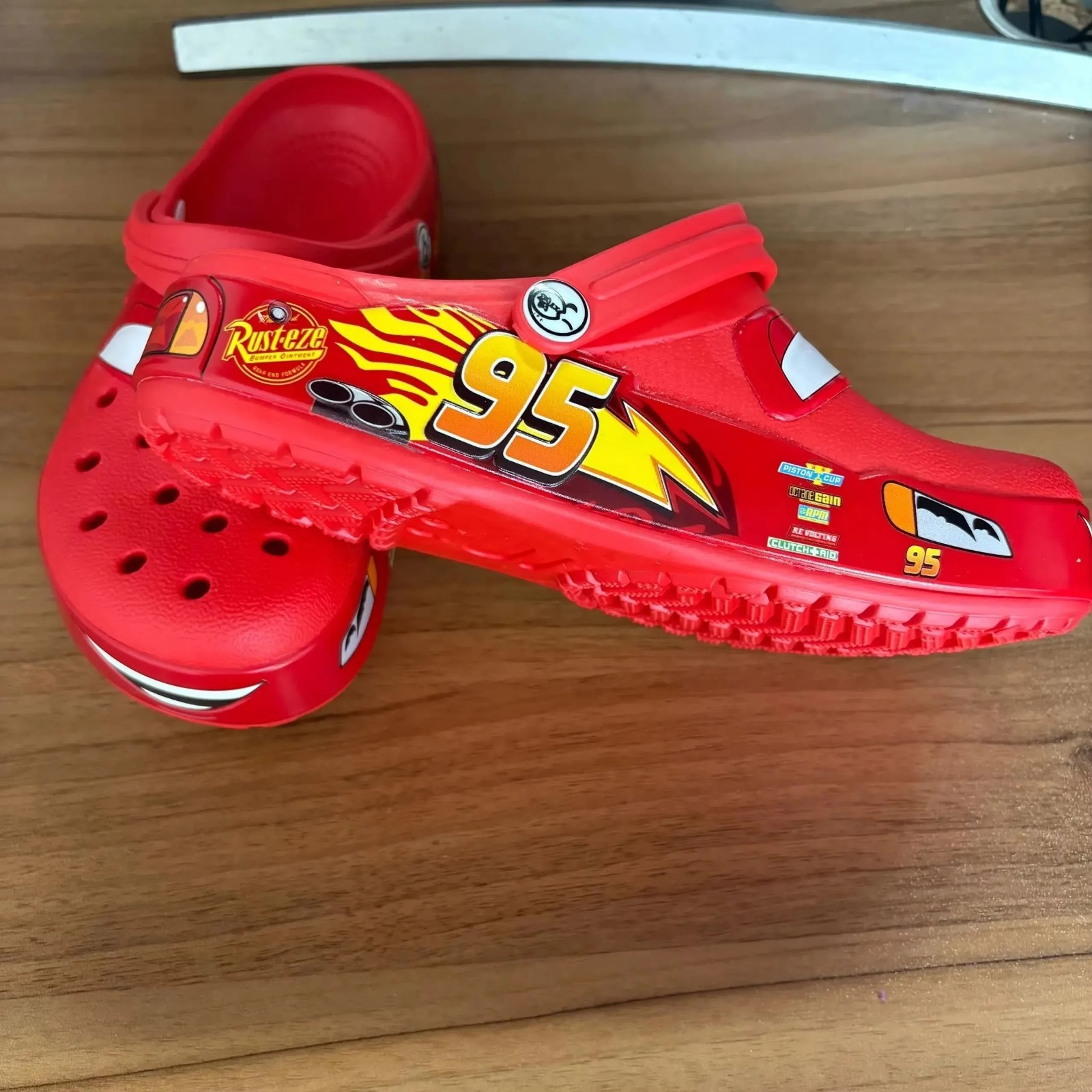 Disney Pixar Cars Lighting McQueen Crocs Men/Women Multiple Sizes No LightUp