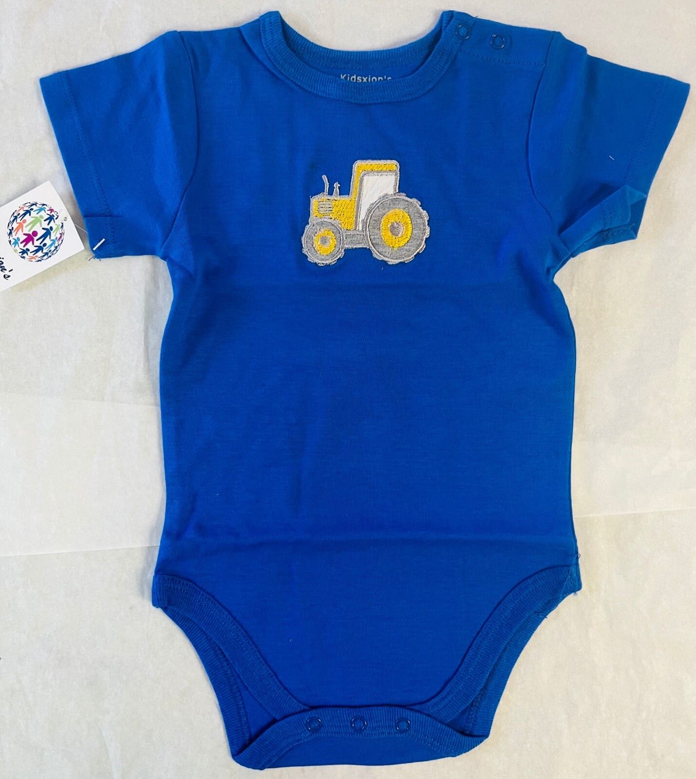 Baby Boys Infants Short Sleeves 4 Pack Bodysuits