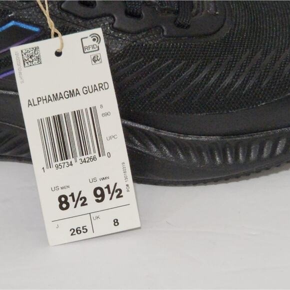 ADidas Alphamagma Guard Black Dark Marine Men Running Sports Shoes GX117 8.5