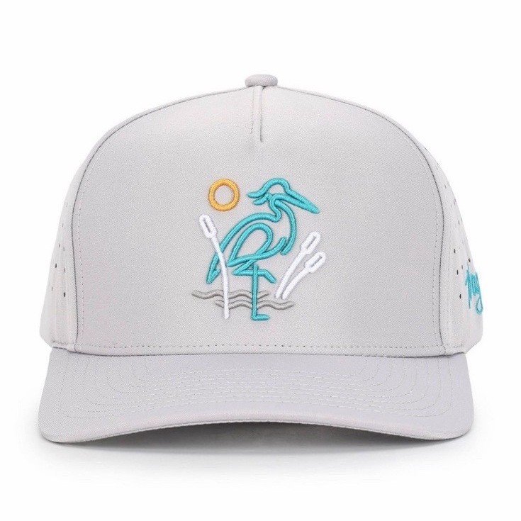Waggle Gray Golf Hat Unisex Adults One Size Classic Everyday Style