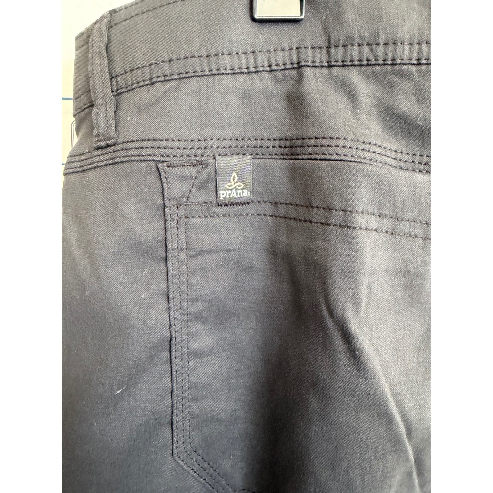 Prana Stretch Zion Pants Mens 40×30 Black Charcoal Cargo Hiking Climbing Utility