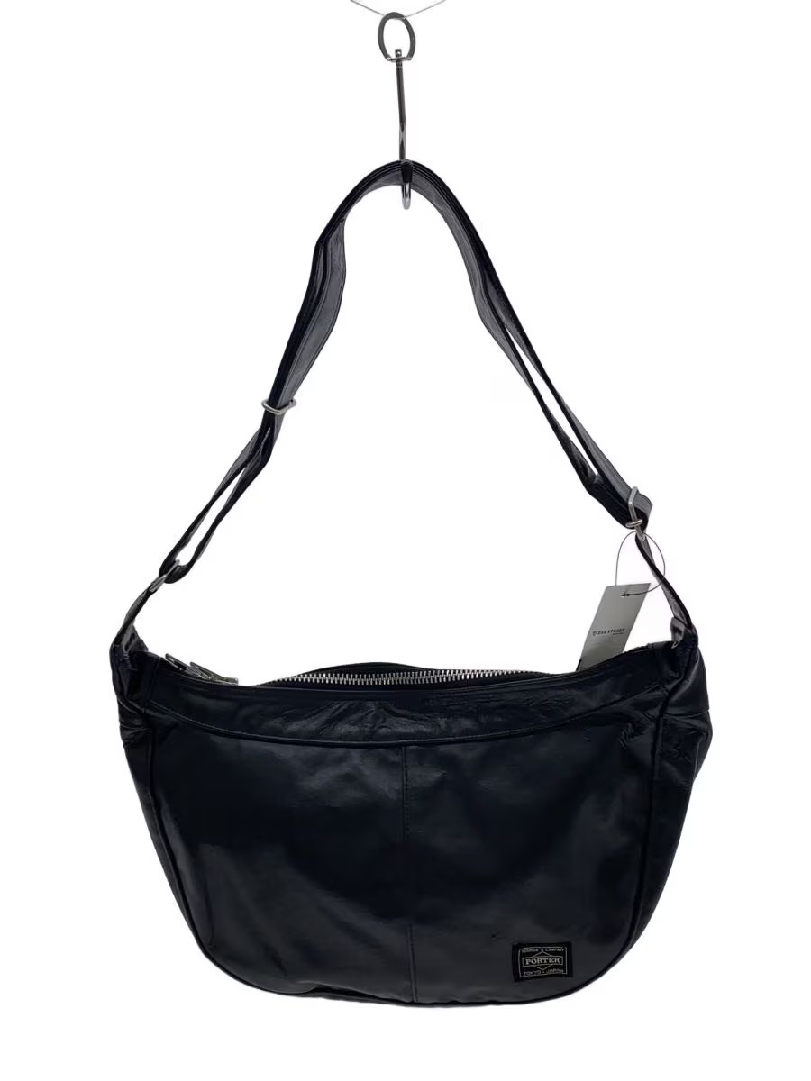 PORTER Porter Freestyle Shoulder Bag Leather Bag Shoulder Bag Leather Black