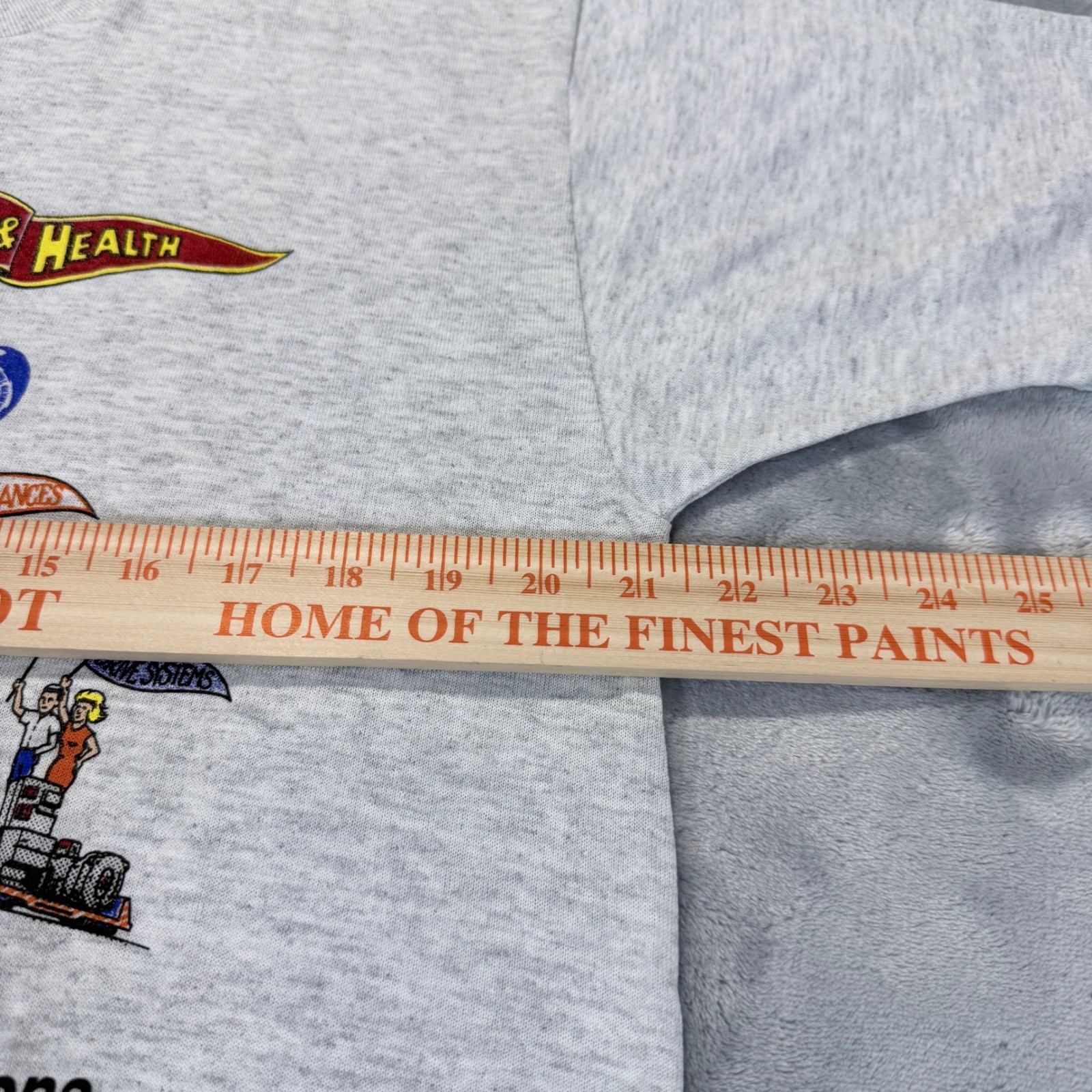 Vintage Jerzees GE Erie Operations Union Graphic T-Shirt Gray Mens Large L USA