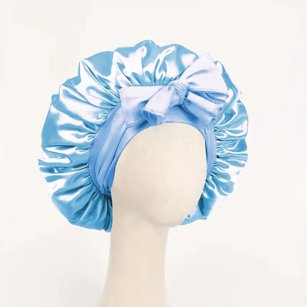 Satin Bonnet Silk Bonnet with Tie Band Adjustable Hair Bonnet for Sleeping*