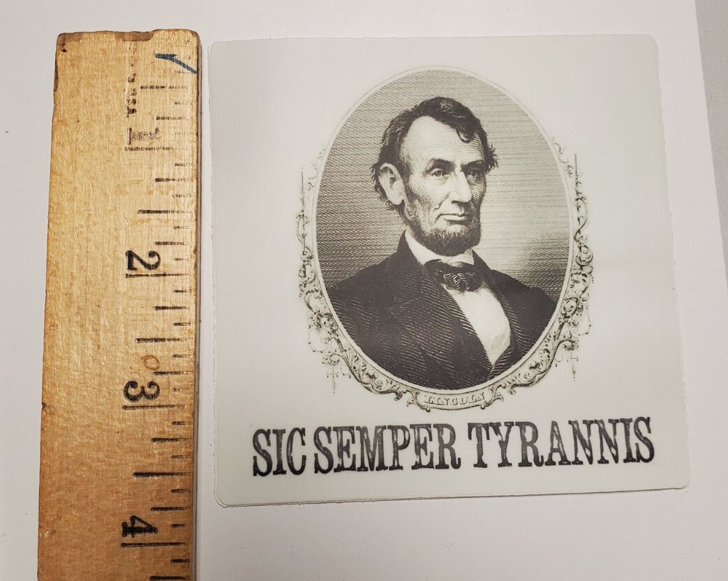General Sherman WANTED POSTER Confederate States Civil War era poster STICKERS