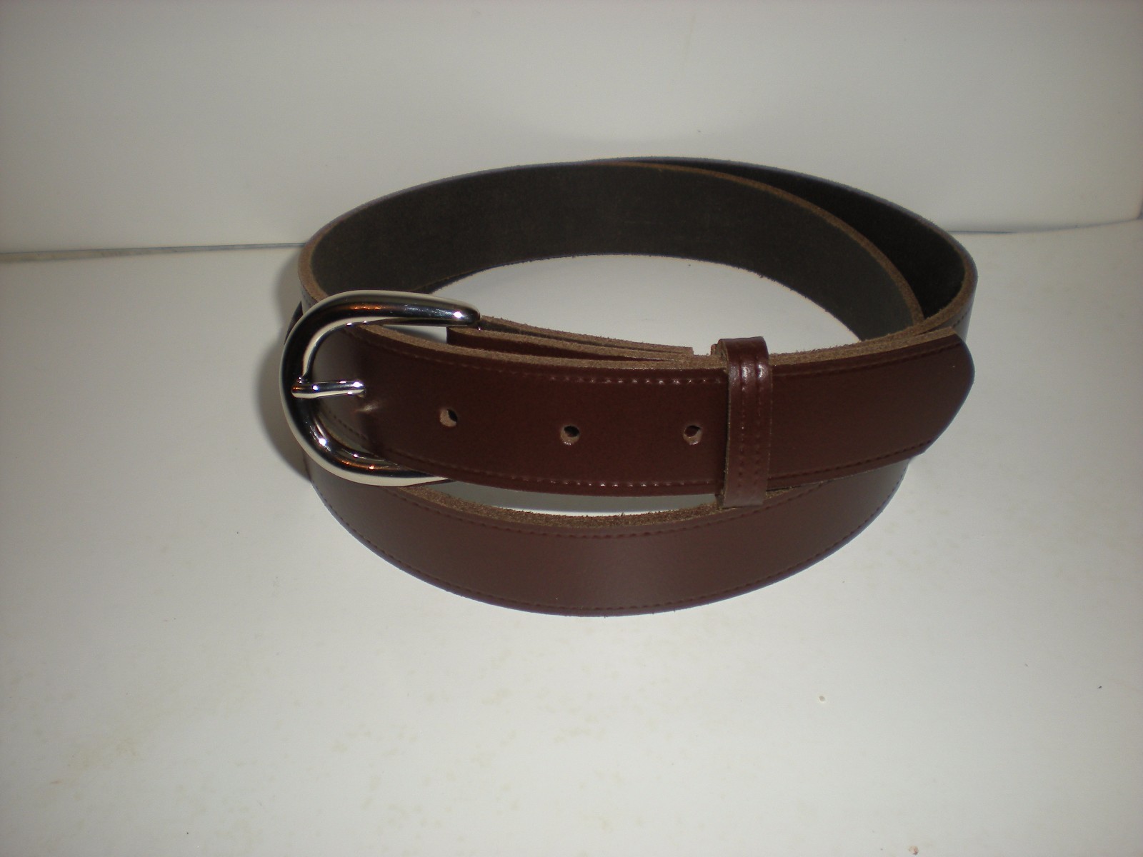 QUALITY LEATHER SUIT OR TROUSER BELTS SMALL TO XXL (30mm) 7 COLOURS AVAILABLE