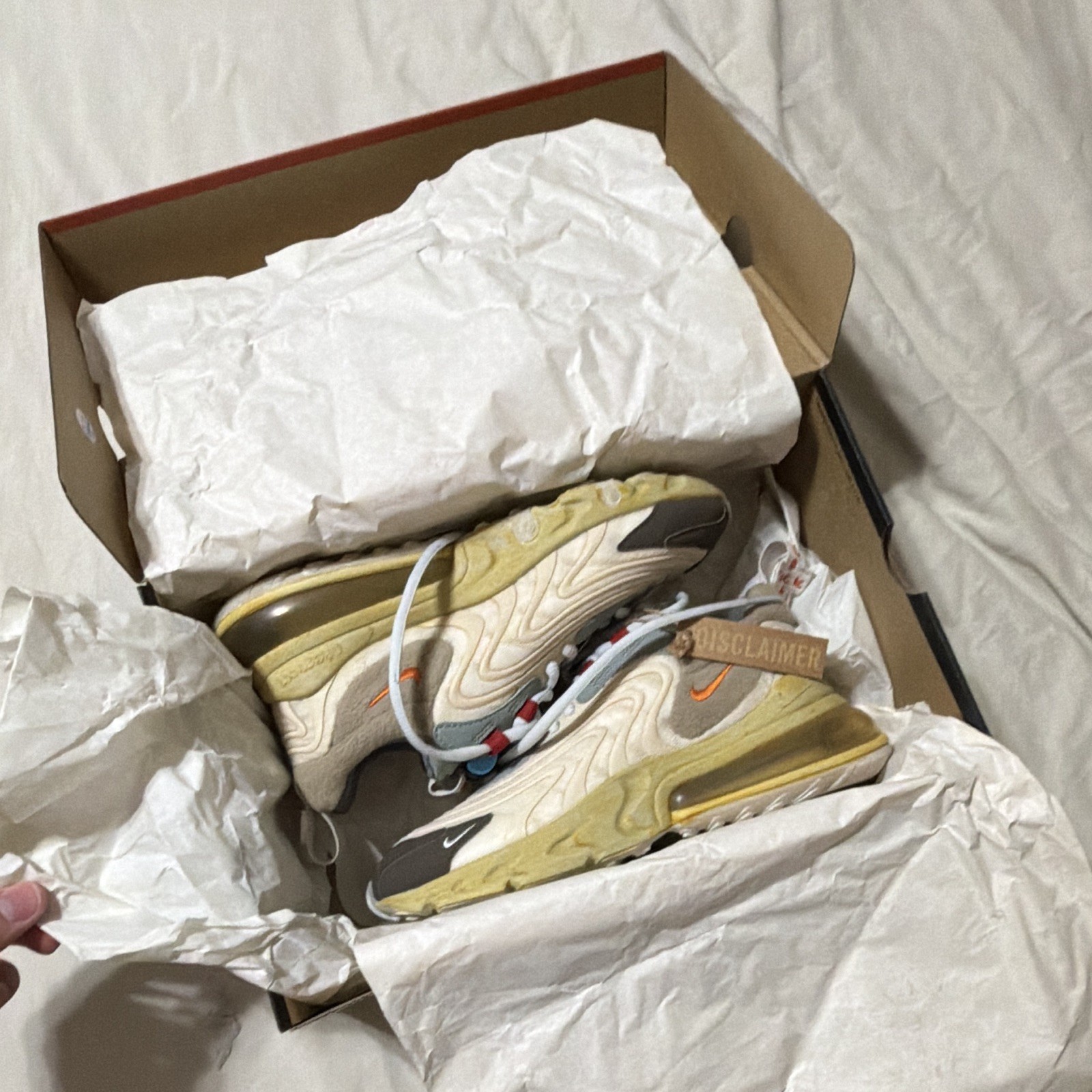Nike Travis Scott Air Max 270 React ENG Cactus Trails CT2864-200 . brand new .