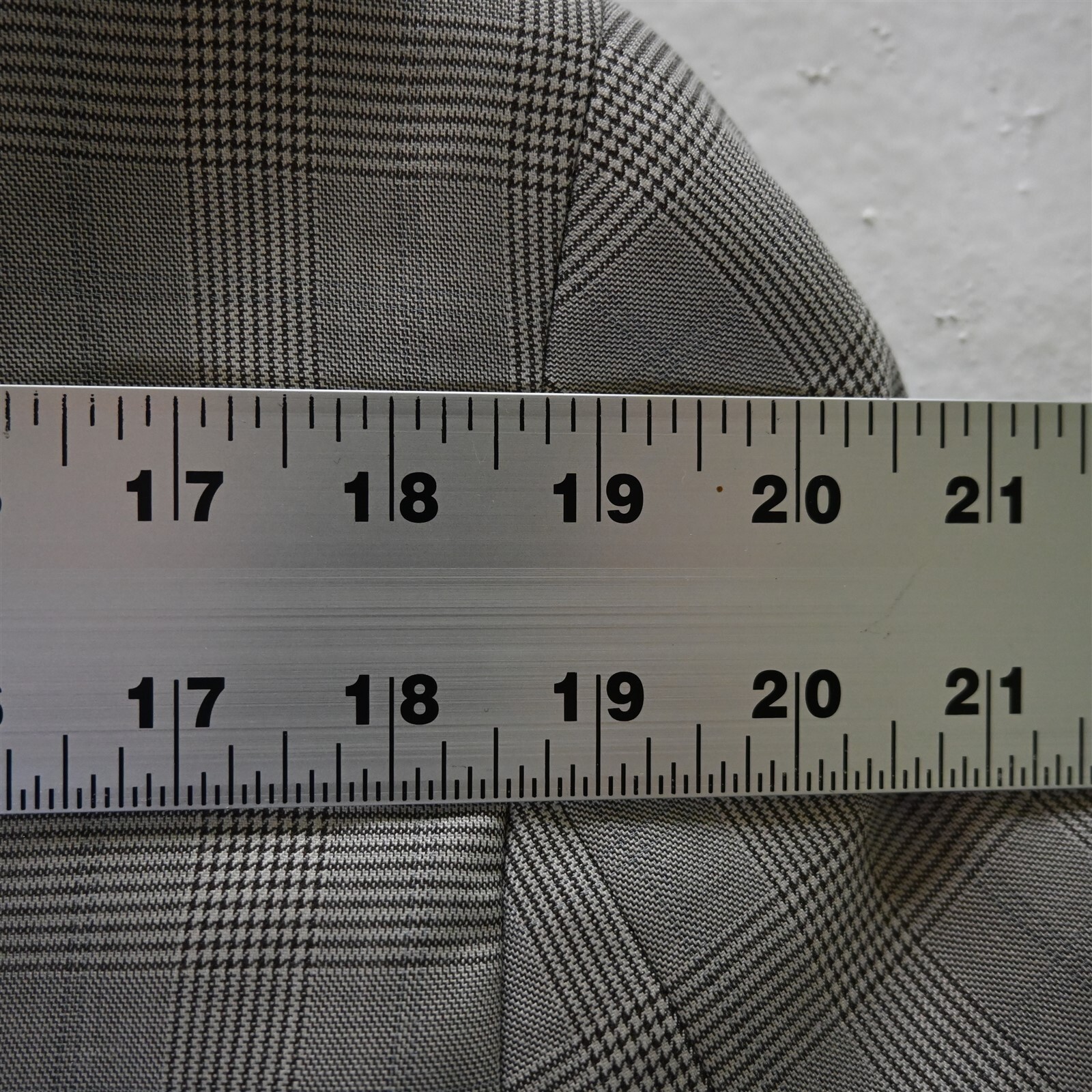 Lineage 42R Brown Glenn Check Double Breasted Mens Blazer Suit Jacket Sport Coat