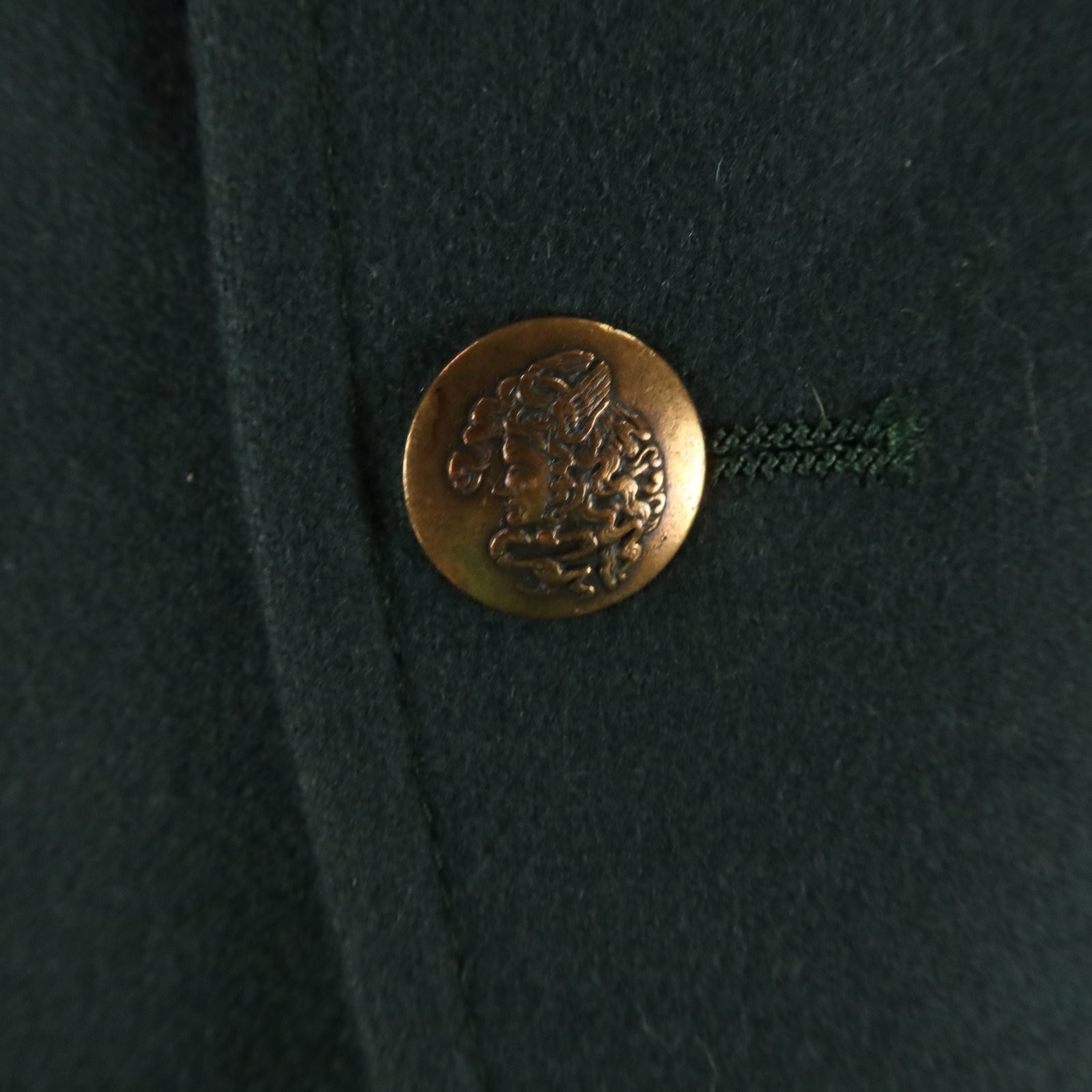 VTG Pendleton Jacket 42L MT Green 100% Wool Tweed Patch Pockets Blazer USA